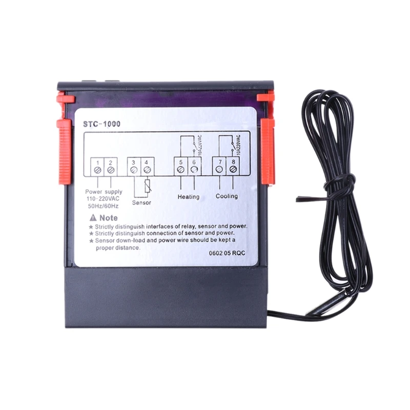 

Digital STC-1000 All-Purpose Temperature Controller Thermostat W Sensor AC 220V