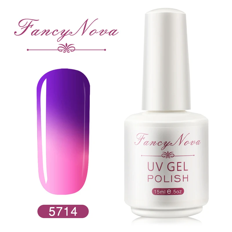 2017 Fancynova 15 мл сгвпоон де гель лак акриловая краска для ногтей lucky тепловой vernis полу