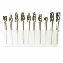 10pcs tungsten carbide drill bits for metal burr tungstenio burs cnc milling cutter dremel mini cone drill set ferramentas 10pcs tungsten carbide drill bits for metal burr tungstenio burs cnc milling cutter dremel mini cone drill set ferramentas