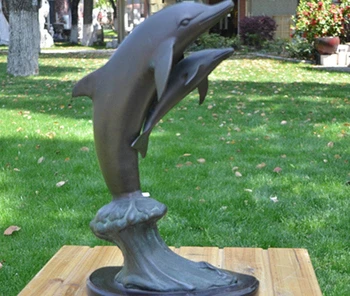 

Art Deco Sculpture Mother And Child Dolphin Bronze Statue