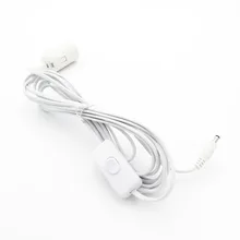 1 шт. x 5,5*2,1 Мужской Шнур питания Кабель E27 лампа переключатель провода для подвесной светодиодный светильник Подвесная лампа держатель лампы 5 м