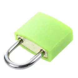 Прямоугольник ящика Кабинет чемодан toolbox замок зеленый 23 мм w 2 Ключи