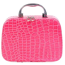 women cosmetic case fashion Cosmetic Bags Box Makeup Bag Beauty Case Travel bags Jewelry Display Case