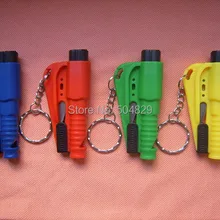 Для путешествий на открытом воздухе, 3 в 1, молоток для безопасности, мини-молоток для выживания/окно/Защита от взлома, спасательный молот, свисток, нож