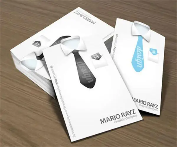 Unique Design Color Print Custom Business Card Coated
