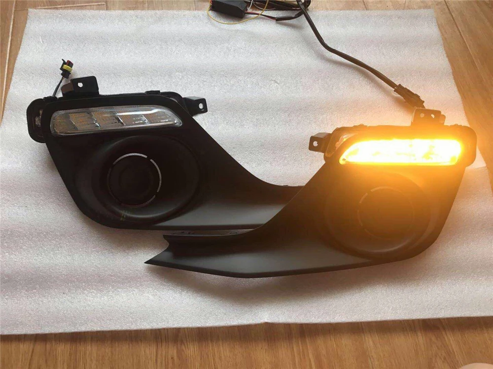 CSCSNL 2 шт. для Suzuki Swift 2017 2018 2019 12 В ABS чехол противотуманной фары DRL дневные ходовые