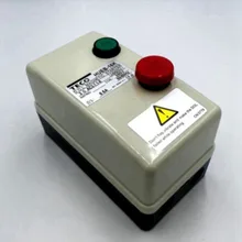 Переключатель включения/выключения не обращать Тип 3 фазный двигатель Магнитный стартер 380 В переменного тока катушки HUEB-16K