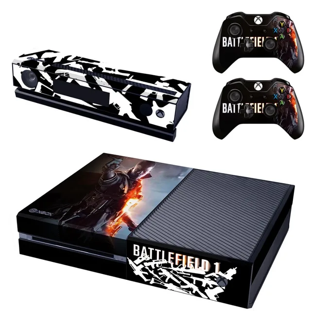 Best Price Battlefield 1Skin Sticker for Mircosoft XBOX ONE Consol skin and Controller Stickers Cover