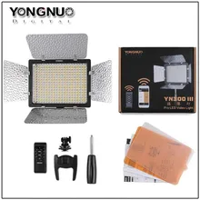 Yongnuo YN300 III YN-300 III LED Камера видео с регулируемым Цвет Температура 3200 К-5500 К для Canon nikon Pentax olympas
