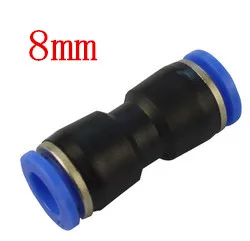5 Pcs PU8 Air Pneumatic 8mm to 8mm Straight Puch in Connectors Quick Fittings 5 Pcs PU8 Air Pneumatic 8mm to 8mm Straight Puch in Connectors Quick Fittings