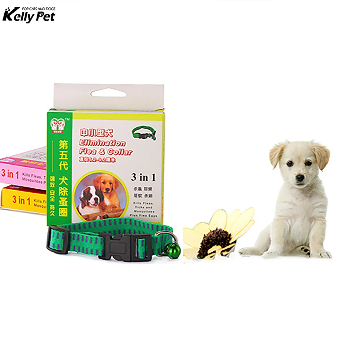 

Cat Dog Flea Collar Flea and Tick Collar Nylon Anti Pest Lice Collars Kill Lice Parasite Deworming for Small Medium Dog Cat