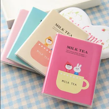 

"Milk Tea" Journal Notebook Cute Diary Pocket Journal Study Notepad Free Memo