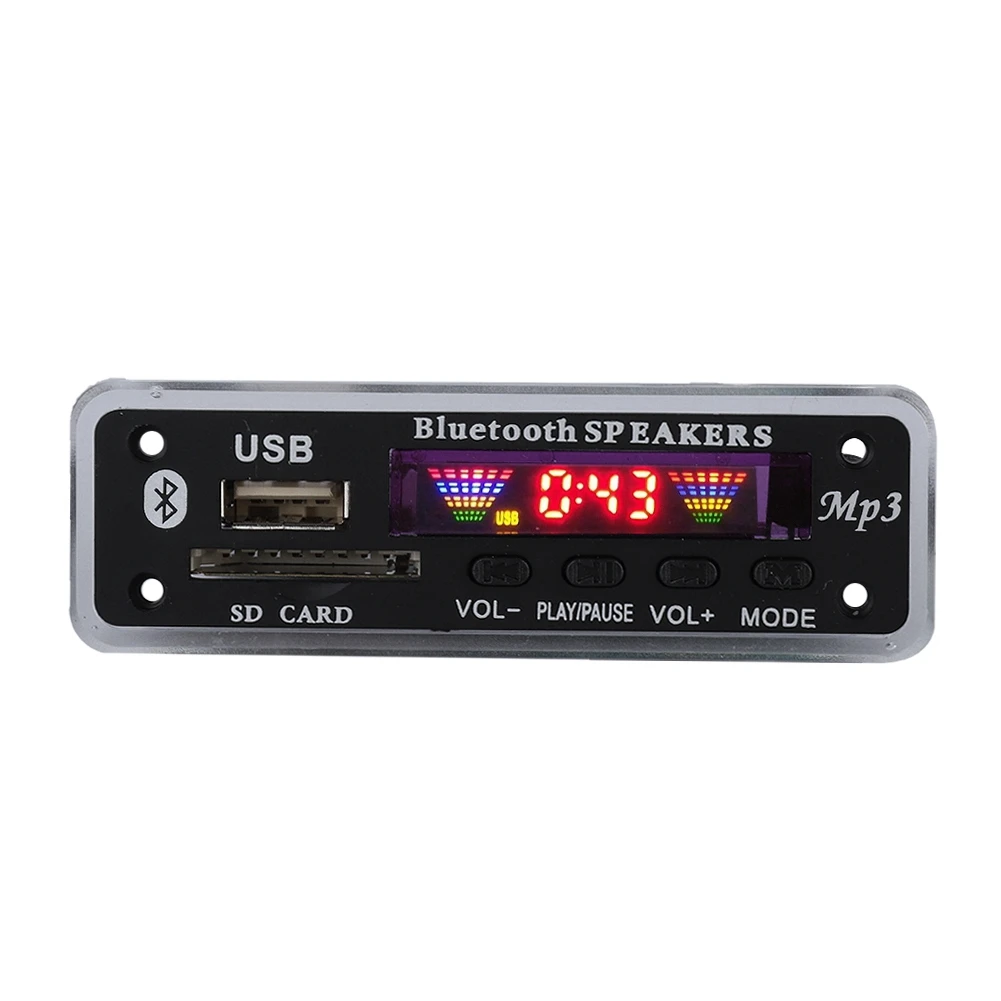 Плата декодера MP3 BT 5 0 4 цвета экран FM APE FLAC декодирующая плата модуль черные платы