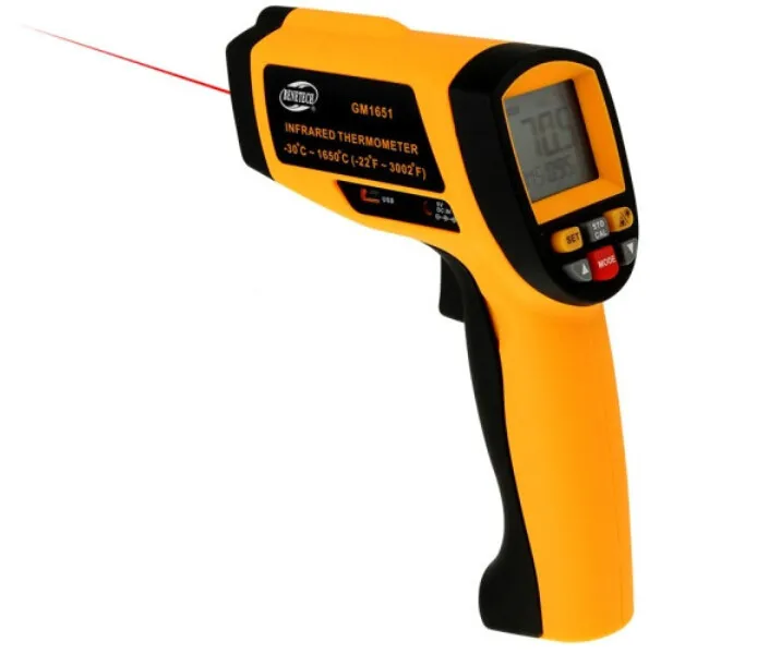 Professional Infrared Thermometer USB Digital Display Temperature Gun