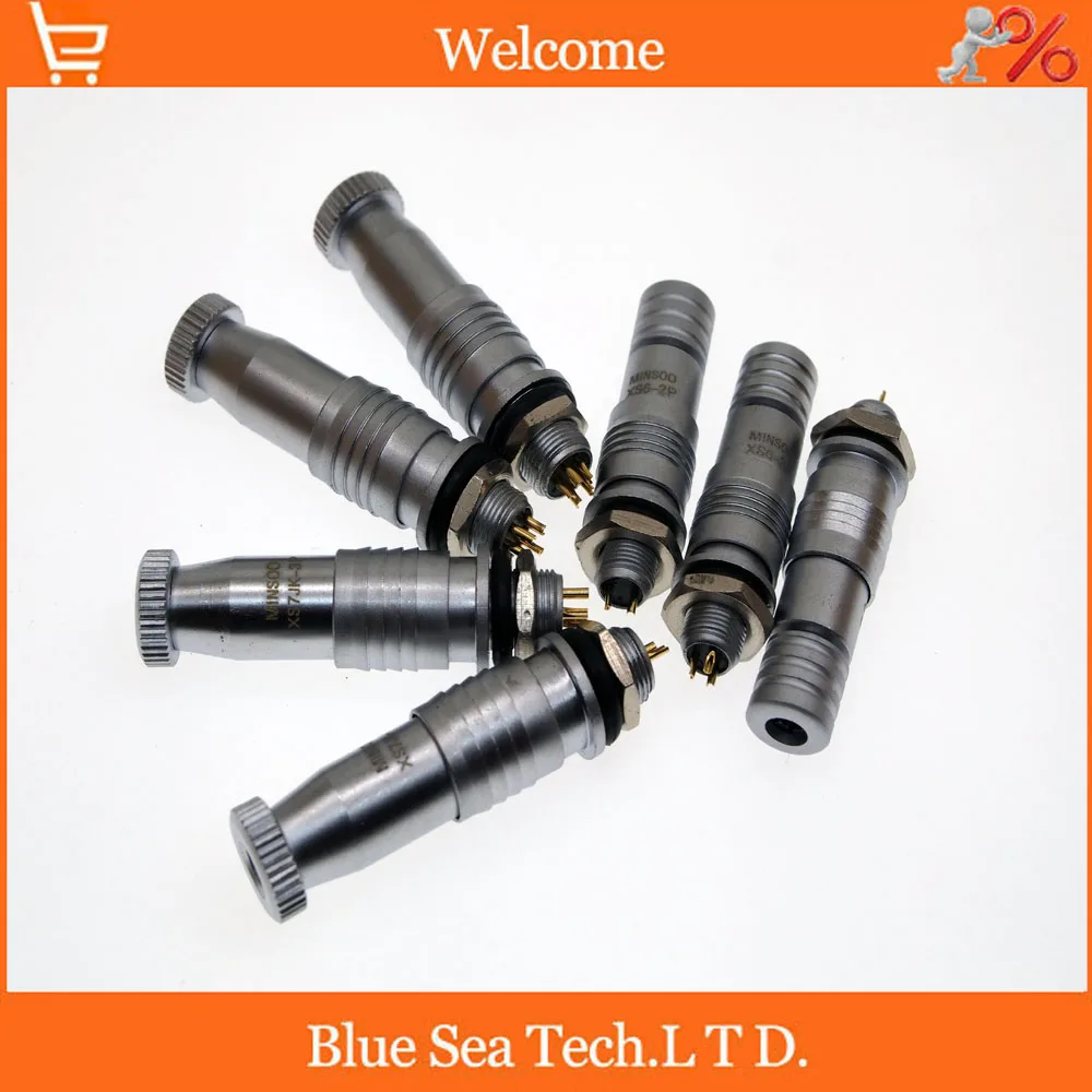 

10 PCS 2Pin/3Pin/4Pin/5Pin 6mm/7mm mic circular connector kit XS6 XS7 Aviation plug interface