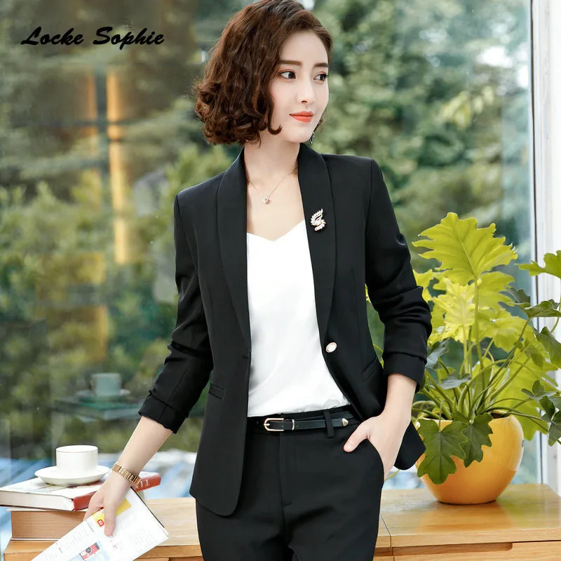Women's Plus size Slim fit Blazers coats 2019 Summer cotton Long sleeves Small Suits jackets ladies Skinny Blazers Suits coats