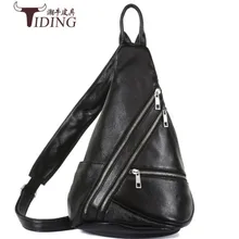 Мужская сумка из корочьей кожи, сумки, новая модная мужская черная сумка на молнии, брендовая сумка из натуральной кожи, дорожная сумка, нагрудная сумка, сумки для сообщений