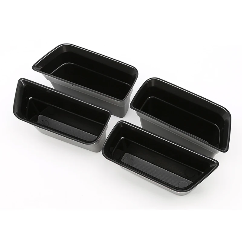 4pcs/set Door Armrest Holder Storage Box Container For Ford Fusion 2013-2016