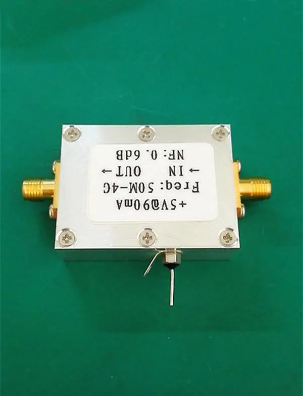 LNA 50M 4GHZ NF = 0.6dB сверхнизкий уровень шума высокая линейность RF усилитель HF FM VHF UHF Ham