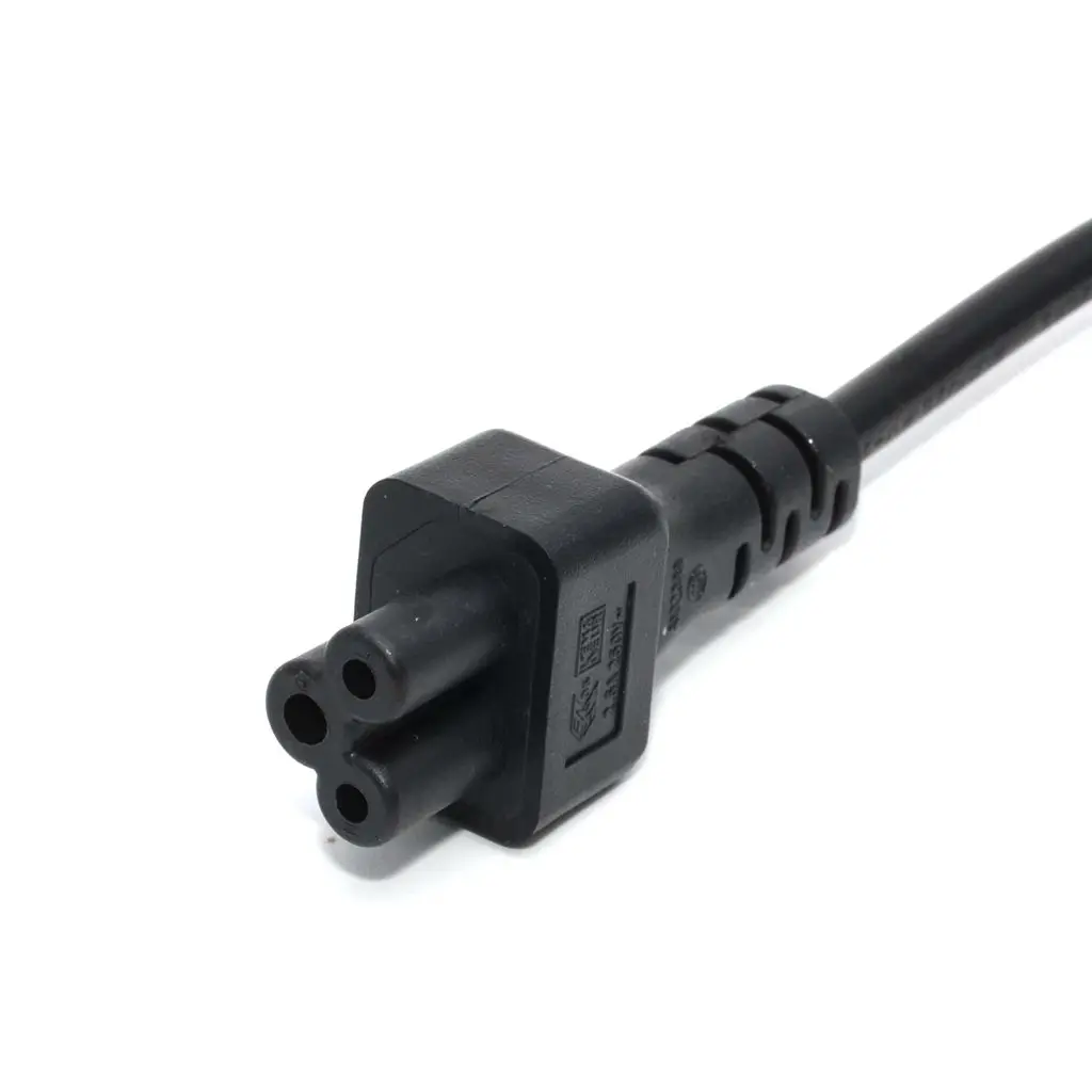 Шнур питания с двумя штекерами штекер Schuko CEE7/16 для кабеля IEC 320 C5 Micky блока ноутбука