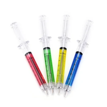 

10pcs/lot Funny Kawaii Nurse Pen Kawaii Plastic Syringe Pens Gifts For Teachers School Supplies