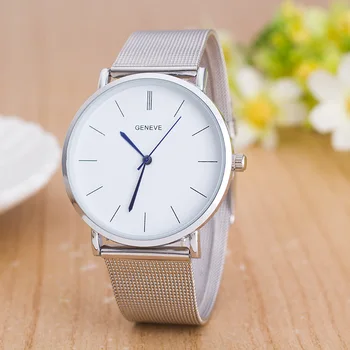 

New 2017 Luxury Watches Men Women Fashion Stainless Steel Watch Unisex Ladies Quartz Analog Wrist Watch relogio feminino