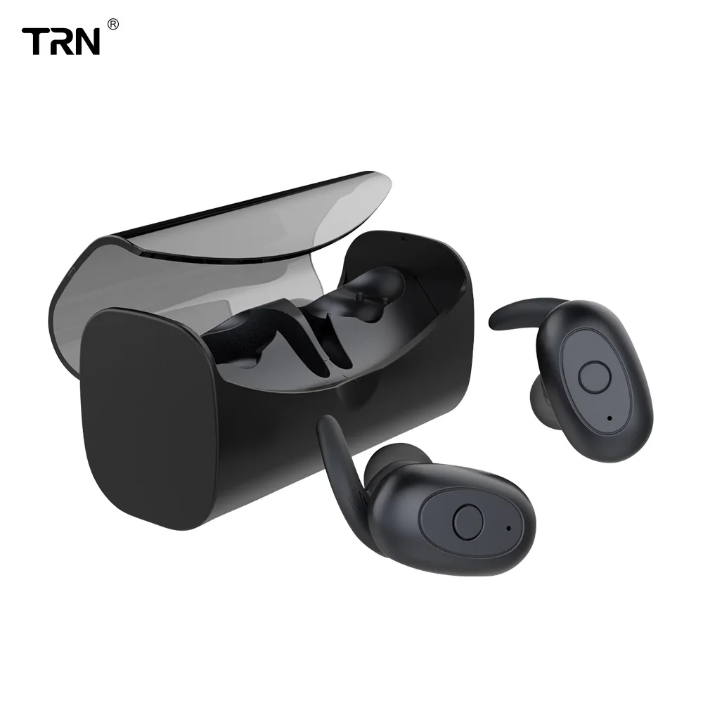 

Original TRN T100 Wireless Bluetooth Earphone 5.0 HiFi TWS Waterproof Sport Stereo Headset With Charging Case Mini Earphones