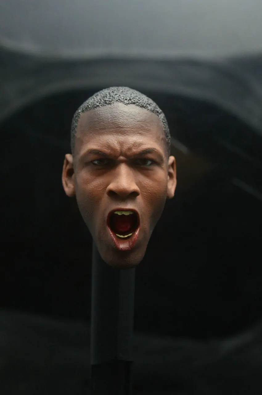 

1/6 NBA Michael Jordan Head Sculpt Model F/12" Male Action Figure