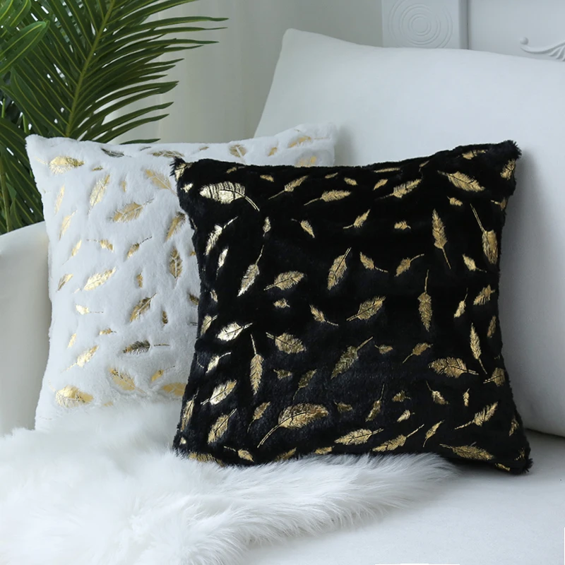 Fur Decorative Cushion Cover Home Plush Pillow Case Bed Room Pillowcases Pillows Car Seat Decoration Sofa Throw Pillow covers