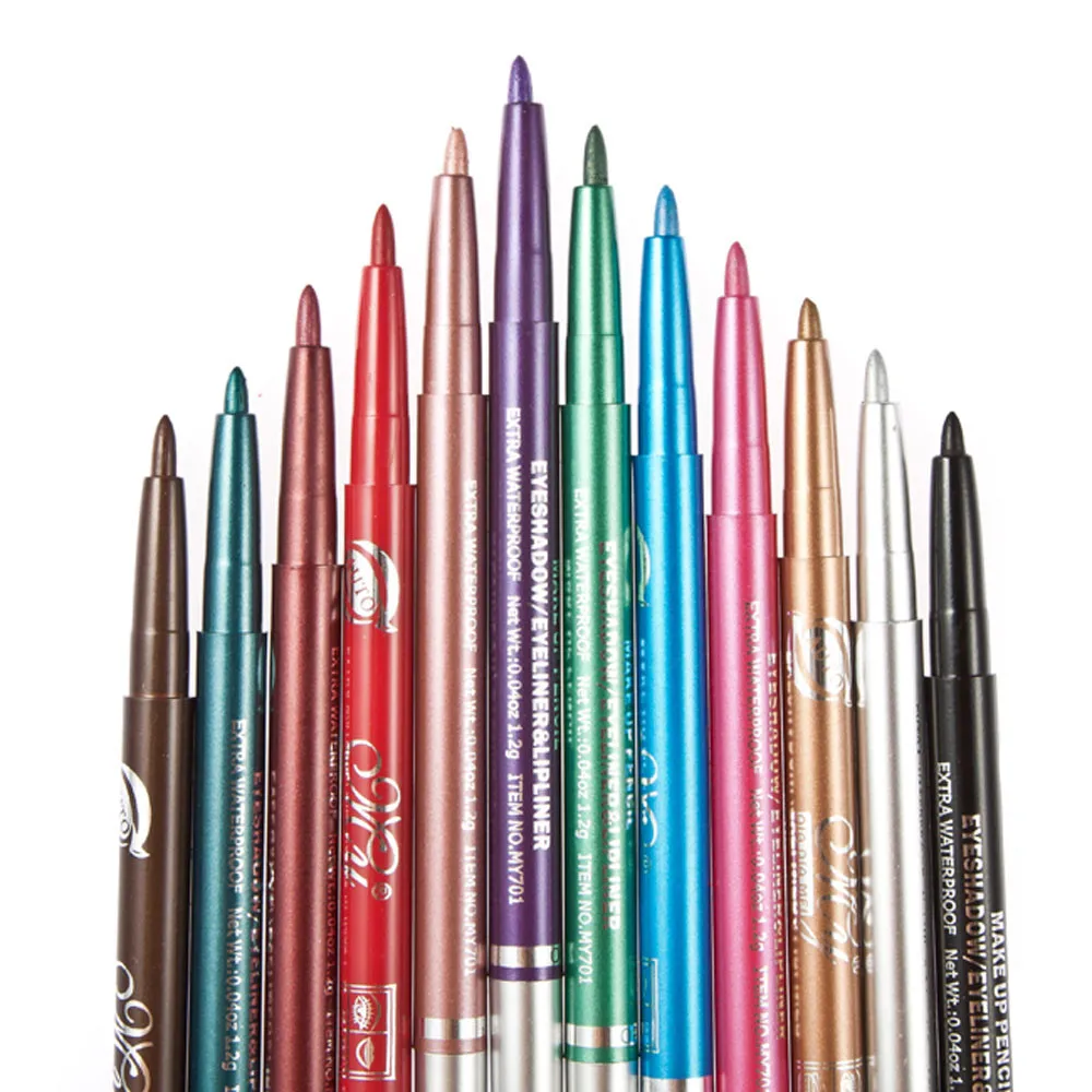 

Best Deal New Fashion 12 Pcs Colorful Women Eyeshadow Long-lasting Eyeliner Makeup Cosmetic Tools