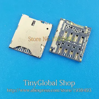 

2pcs/lot XGE New Sim Card Reader Connector Holder replacement for Alcatel One Touch Idol X OT 6040 6040D P320X-2AALRU1