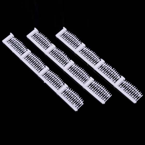 

1m long ABS plastic model garden hedge railing fence for sandy table model materials