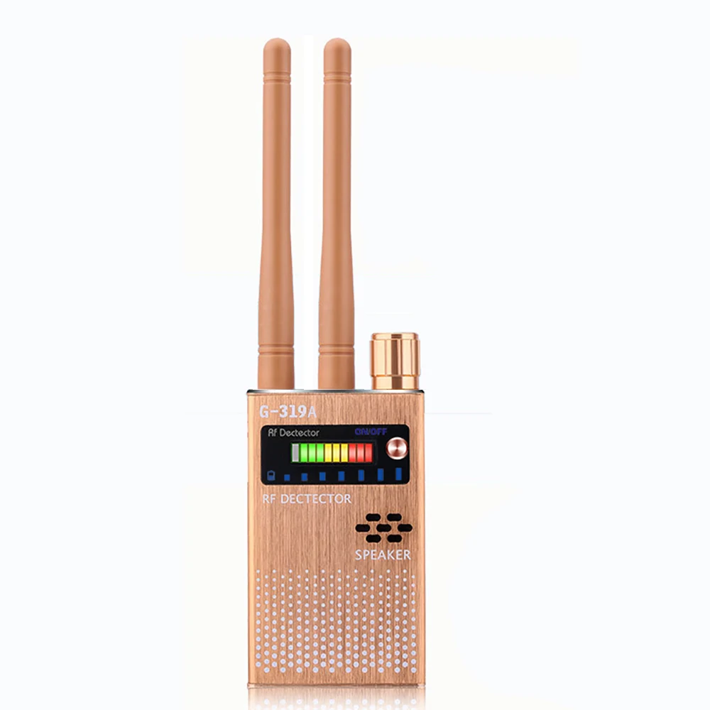 

Ultra-Sensitive RF Signal Detector, Hidden Device Detector Wireless Anti-Spy Bug Detector GSM GPS Tracker Device Finder