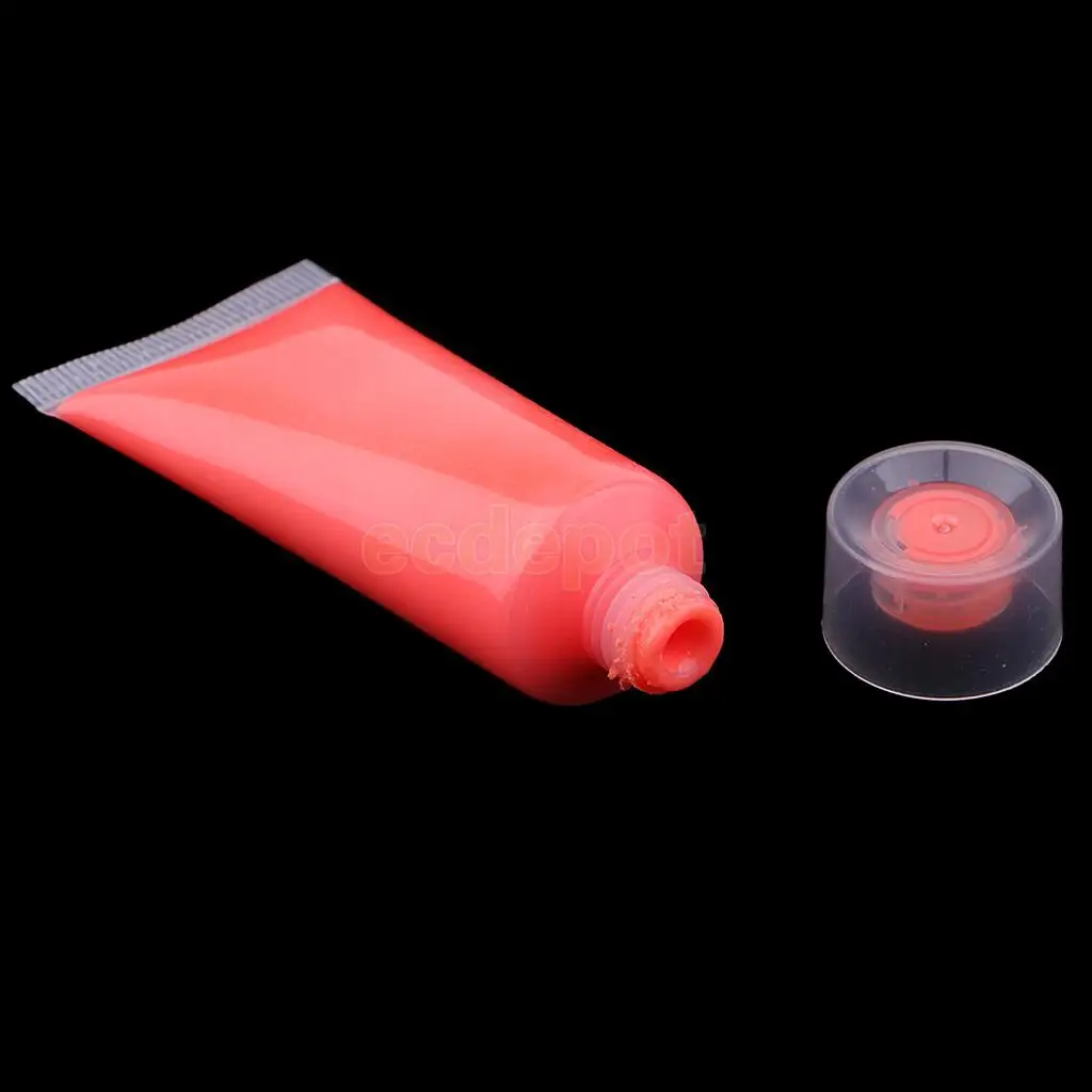 UV Glow Neon Fluorescent Face Body Fabric Paint Blacklight Kids Children Adults Halloween Costume Makeup Party Supplies