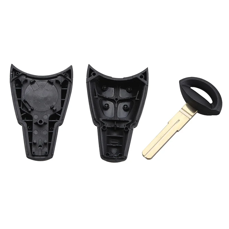 1pcs Car Styling 4 Button Remote Key Fob Shell Case + Key Blank Replacement for SAAB 9-3 93 2003 2004 2005 2006 2007 2008 2009