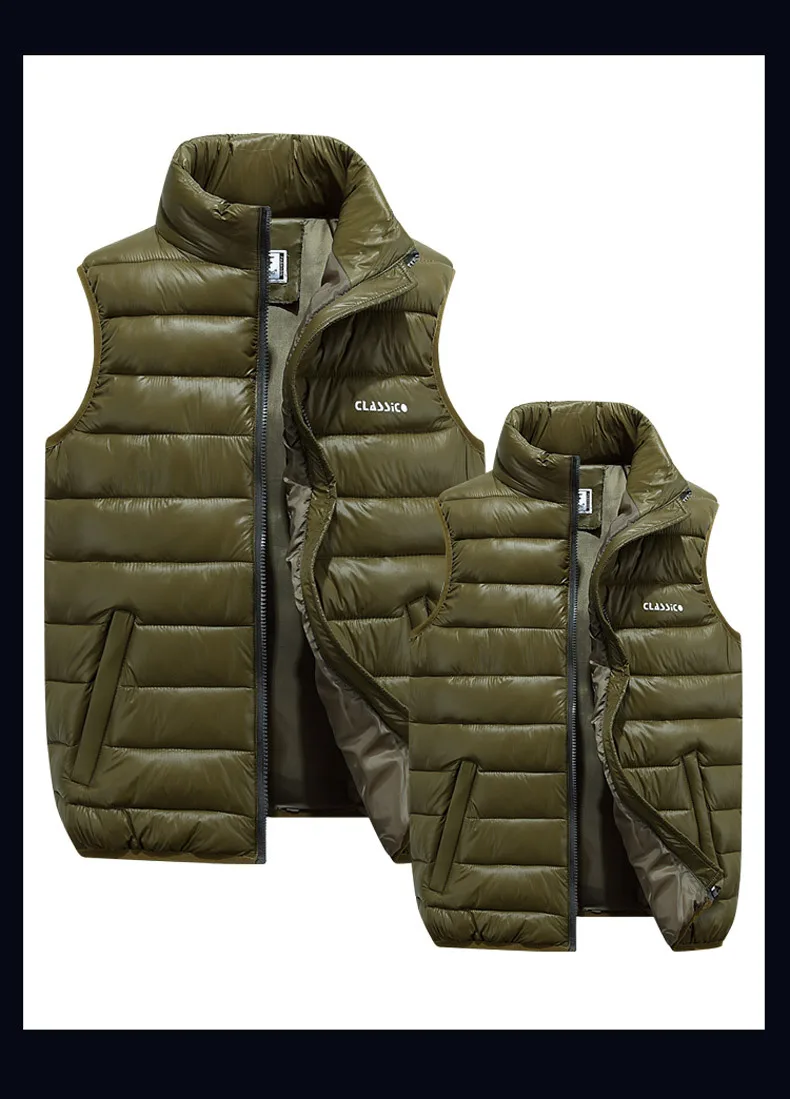 ZOGAA осенне-зимние парные модели Легкая стеганая куртка хлопковый жилет большого размера пуховый хлопковый жилет для мужчин и женщин тонкий