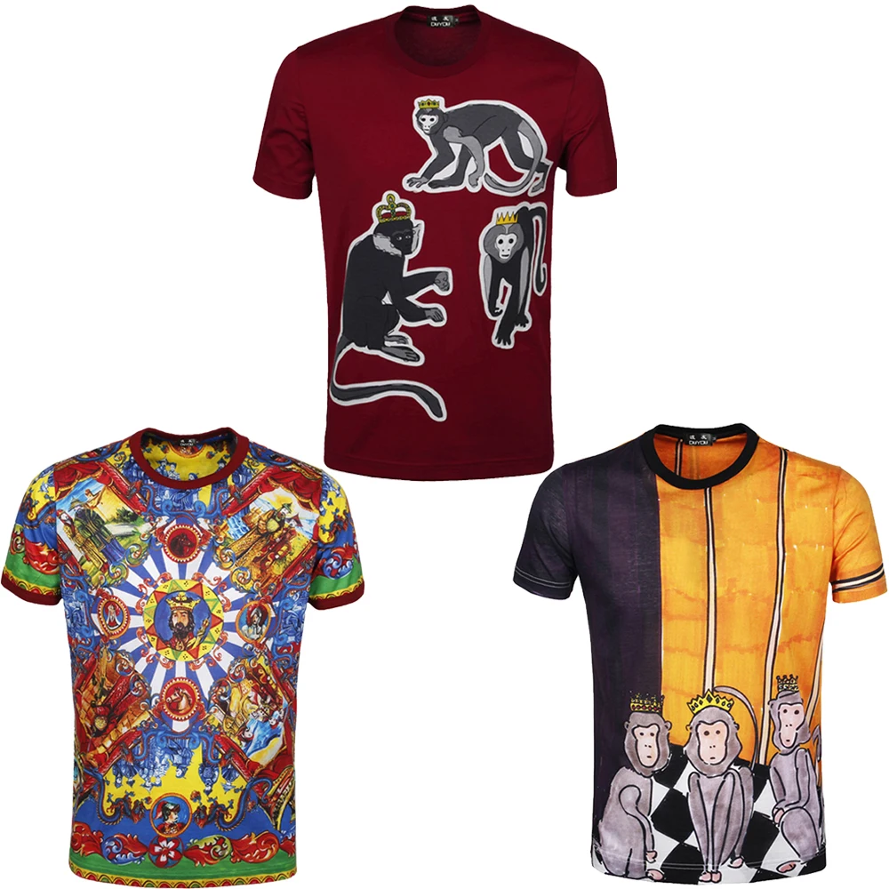 

DUYOU Virgin Mary Men's T-Shirts 2019 Funny Printed Short Sleeve Tshirts Summer Hip Hop Casual Cotton Tops Tees Streetwear DY658