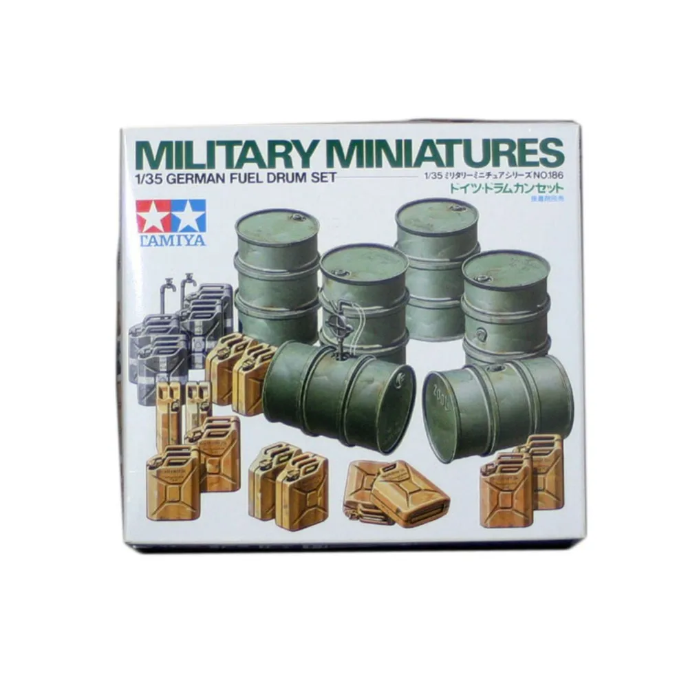Tamiya 35186 немецкий топливный барабан в сборе военная Миниатюрная модель