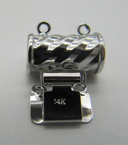 

Double Strand Pearl Jewelry Necklace Bracelet Safety Clasp White Gold