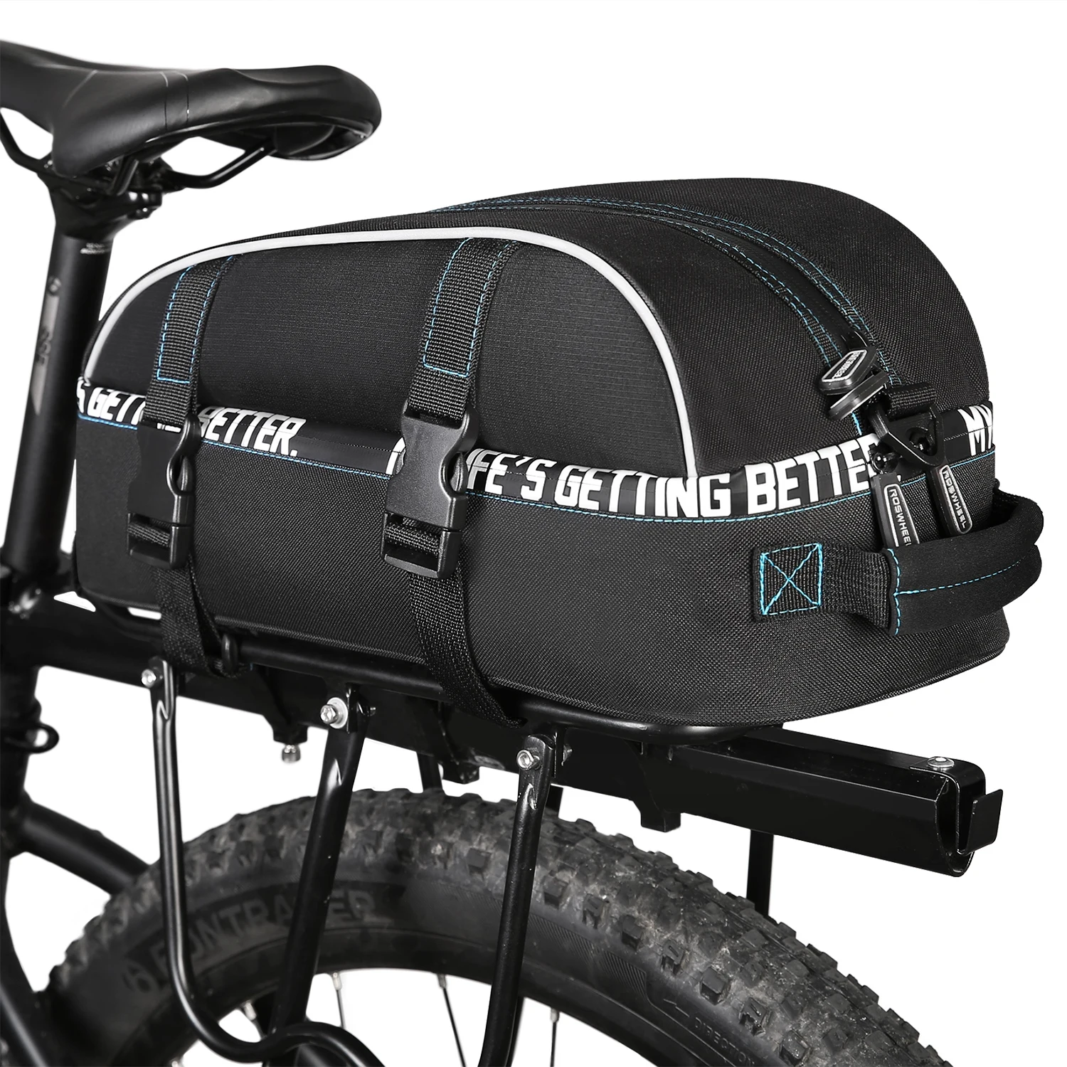Cycling Bag Bike Rear Rack Bag Bicycle Shelf Utility Pocket Bag Riding Supplies