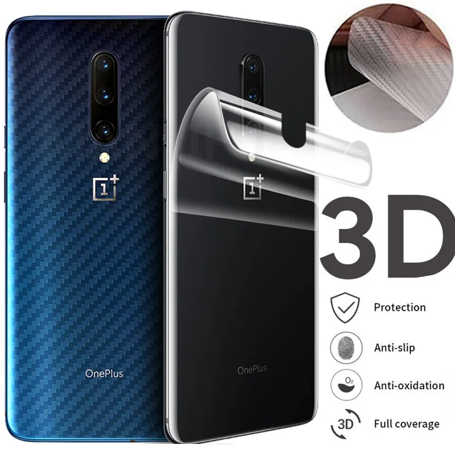 5 шт. 3D защита экрана из углеродного волокна для OnePlus 7 Pro 7 6T 6 5T 5 3 3T задняя крышка Защитная пленка OnePlus 7 Pro 7