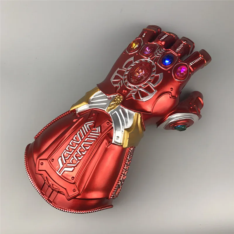 1:1 светодиодный светильник Thanos Gauntlet War cosplay светодиодный перчатки подарок костюм Хэллоуин реквизит