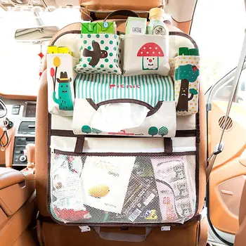 

2020 Hanging Bag Oxford Fabric Back Seat Multi-pocket Baby Kids Car Seat Hanging Bag Auto Back Car Seat Organizer Holder
