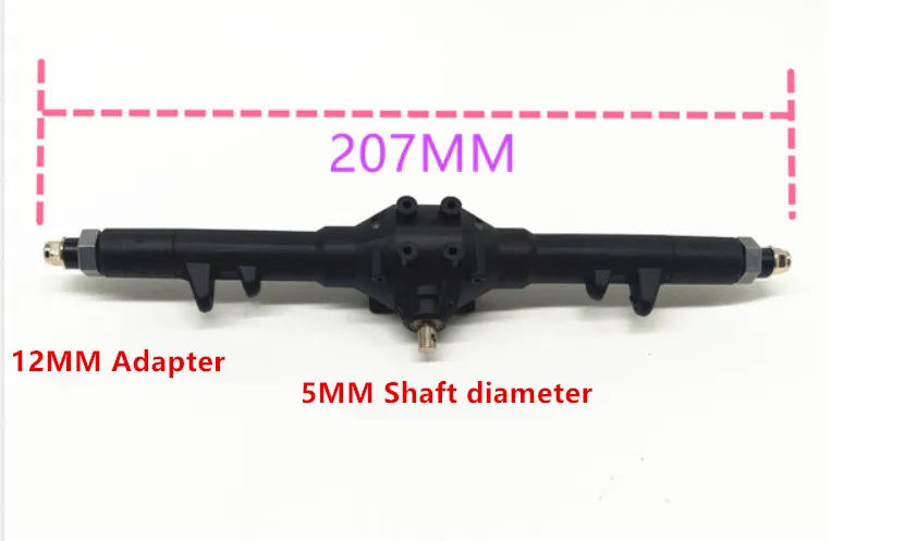 

DIY remote control car, rear axle differential, remote control axle, rear straight bridge, back wave box, RC model, toy car