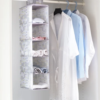 

Wardrobe Hanging Storage Bag Interlayer Drawer Type Clothes Hangers Holder Portable Organizer Hanging Closet Organizer