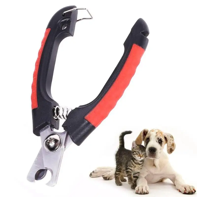

Professional Pet Dog Nail Clipper Cutter Stainless Steel Grooming Scissors Clippers for Animals Cats with Lock Dog Cat Supplies