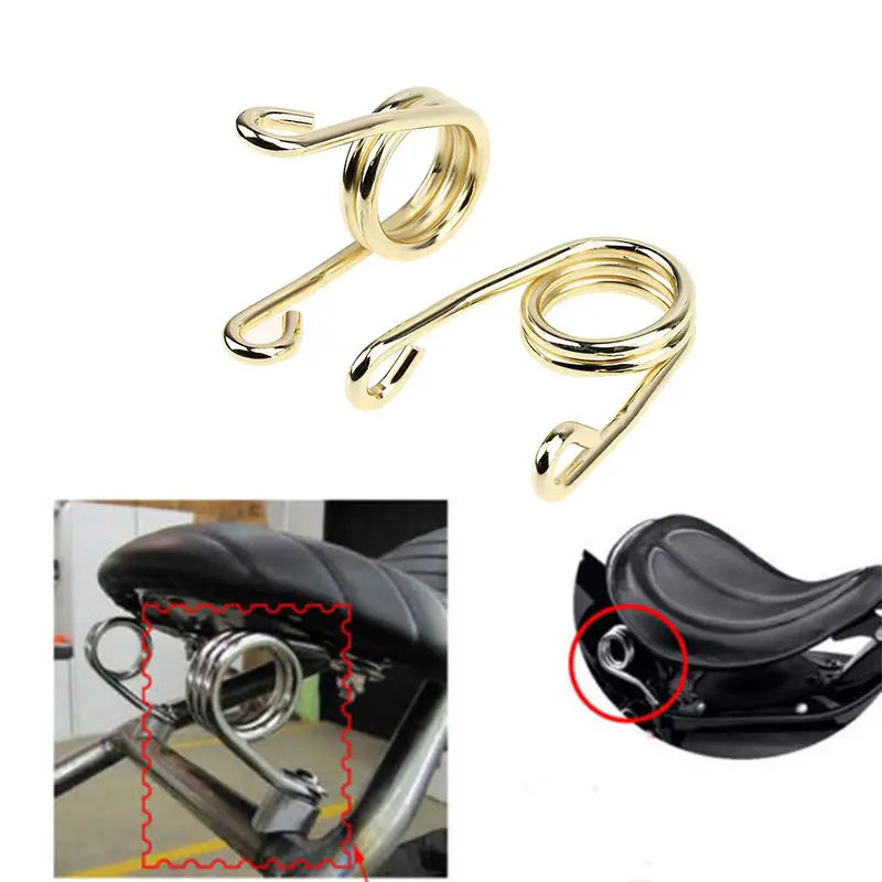 POSSBAY 3" Gold A Style Stainless Steel Motorcycle Seat Faring Bolts