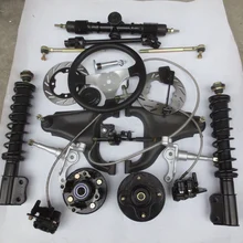 Картинг UTV Quad фланец шпильки рулевая стойка с колесом коробка Шестерня кулаки ATV передняя подвеска амортизаторы Маятники