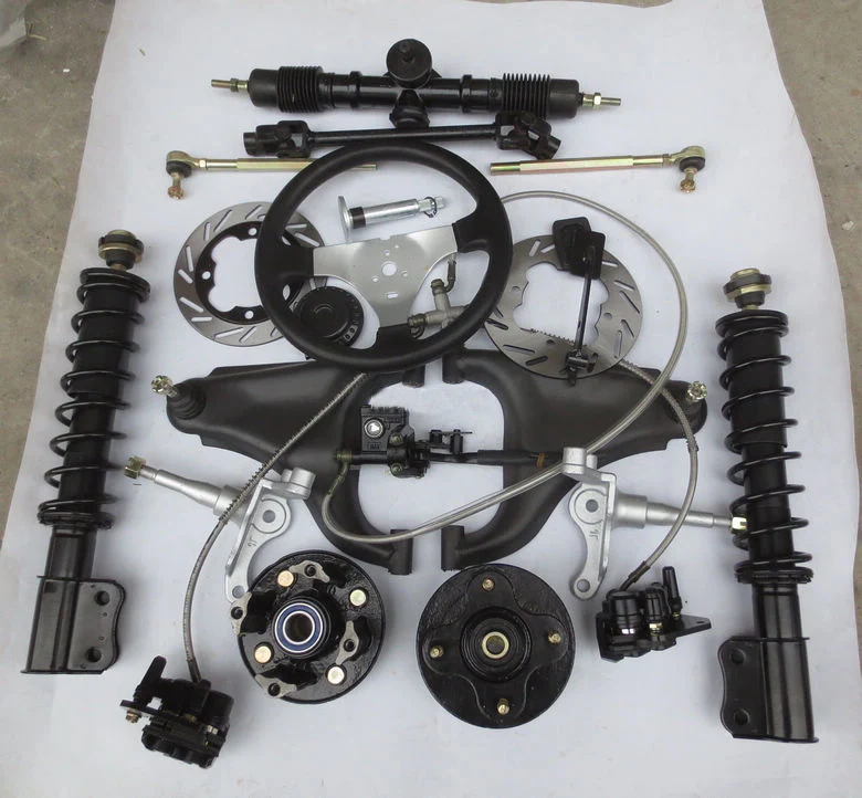 

Go Kart Karting UTV Quad Flange Studs Steering Wheel Rack Box Pinion Knuckles ATV Front Suspension Shock Absorbers Swingarms