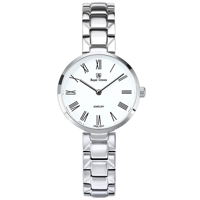 

Royal Crown 2601 Italy brand Jewelry Watch Diamond Japan MIYOTA new Leisure Milan strap Thin and simple design Luxury brand